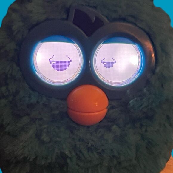 2012 Furby Boom Blue Teal Hasbro Interactive Talking Toy Tested & Working - Picture 5 of 13